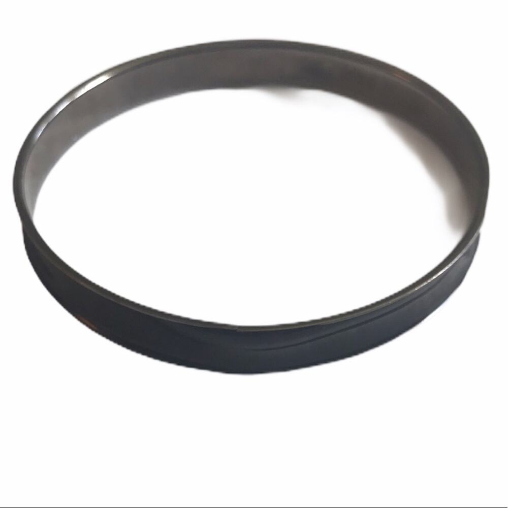 Vintage Bangle Bracelet Black Lightweight Enamel